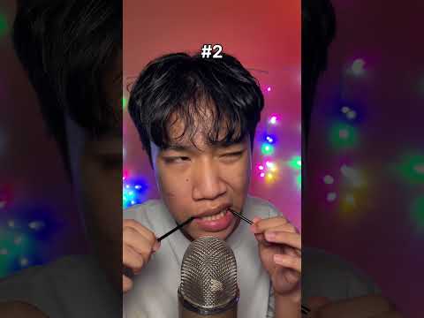 which spoolie sounds better? #asmr #mouthsounds #asmrtingles #asmrvideo #asmrsounds