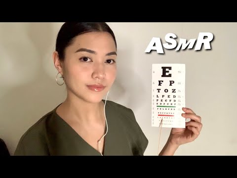 ASMR - Eye exam roleplay | Light triggers & soft spoken (bahasa malaysia)