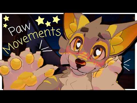 [Furry ASMR] Using Paw Movements to help YOU sleep :3 [Sleep-aid] [Hand Movements] [Soft-spoken]