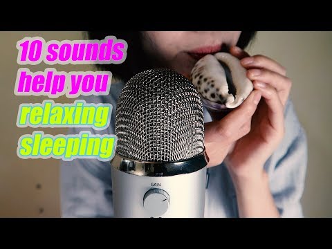 ASMR 10 sounds help you to relax and fall asleep | ASMR Huyen