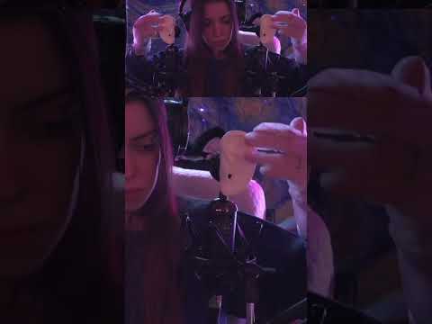 ASMR 👂 Soft Ear Touching on 3D Printed Ears ✨