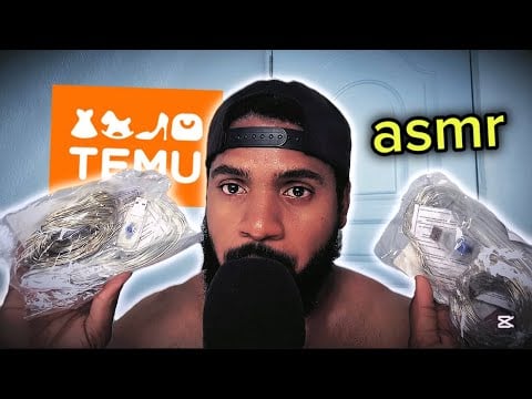asmr: mi primera compra por Temu 