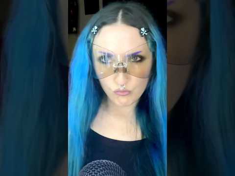 Alt Girl Here To Help! #asmr #gothbeauty #altgirl #tingly #asmrnailtapping