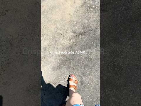 Crisp footsteps ASMR