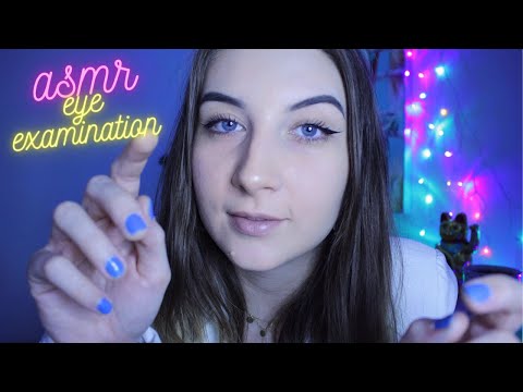 ASMR| EYE EXAMINATION (SOFT SPOKEN)