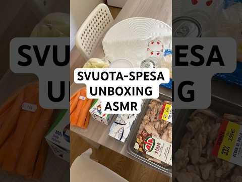 SVUOTA SPESA mini #unboxing #spesa #asmr