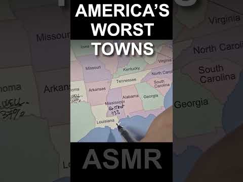 The Poorest Quality of Life Towns in the USA | #asmr #qualityoflife #americantown