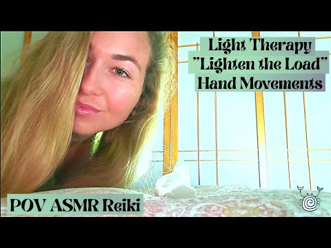 [ASMR POV] ~ Reiki Aura Cleansing | 🌟ASMR Hypnosis Light Therapy🌟 | Hand Movements ASMR 🌟Soft Spoken