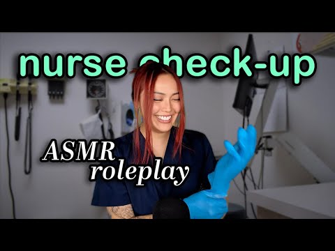 ASMR relaxing nurse checkup [caring] [friendly or flirty?] [sfx]