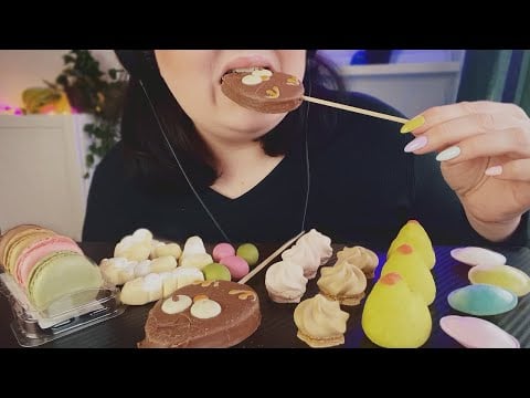 ASMRMONTH #7 Påskgodis 🐣🍬EATING SOUNDS 🍭
