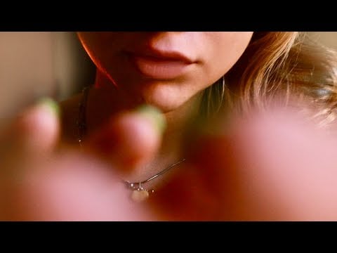 ASMR Roleplay | Skincare Personal Attention | Up Close Face Touching | Rain Sounds & Hand Movements