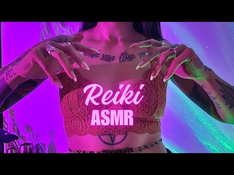 Reiki ASMR lofi l calming l finger fluttering l hand movements l no talking l relaxing l tingles