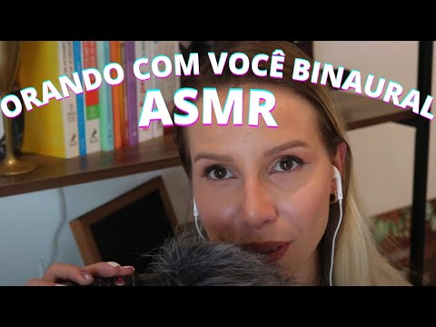 ASMR ORANDO COM VOCÊ + LOUVOR  - Bruna Harmel ASMR