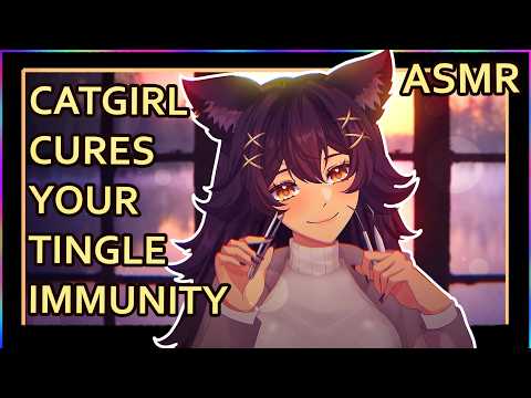 Catgirl Cures Your Tingle Immunity | ASMR | Personal Attention |  [ear cleaning] [writing] [slime]