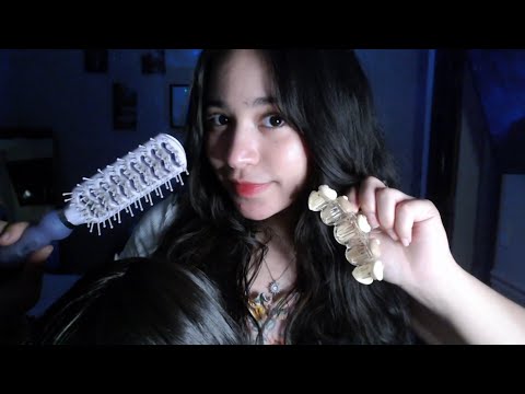 ASMR Relaxing Hair Play So You Can Sleep