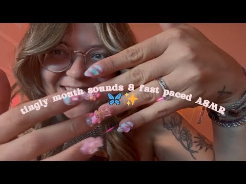 Fast & Aggressive Unique ASMR- plz watch me, i’m the tingliest 💕
