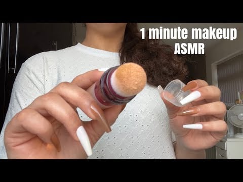 [ASMR] 1 Minute Doing Your Makeup