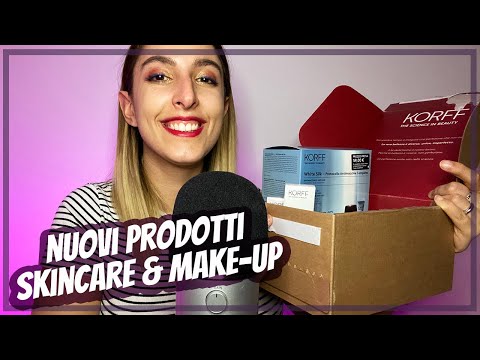 UNBOXING PRODOTTI SKINCARE E MAKE-UP 🛍 HAUL KORFF | WHISPERING | ASMR ITA