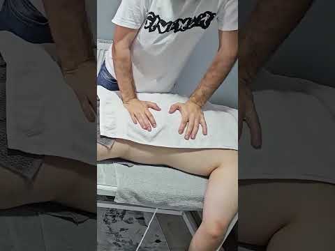 ASMR VERY RELAXING BACK MASSAGE THERAPY #shorts  #asmr #massage #handtherapy #relaxing #handmassage