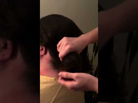 ASMR Hair Pulling Head Massage #asmr #hairpulling #headmassage #realpersonasmr