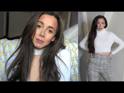 ASMR TRY ON WINTER HAUL + FABRIC SOUNDS | 25DaysOfASMR | Day 21