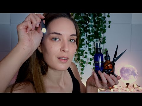 ASMR | Complete Scalp Exam | Scalp Treatment | Haircut (Soft Spoken)