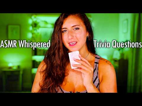 ASMR Trivia Quiz 🧠 Relaxing Questions to Test Your Knowledge (Card Sounds & Soft Whispers)