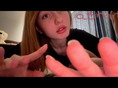☀︎ хаотичный asmr ☀︎ camera/table tapping scratching// показываю ковер ☀