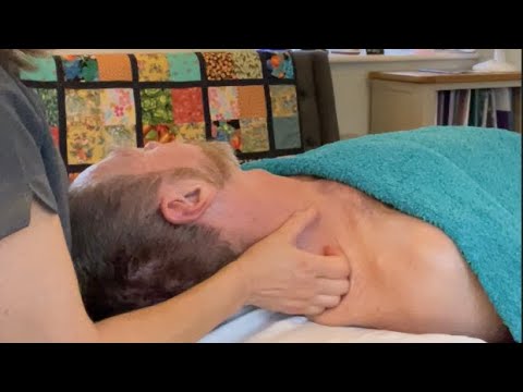 Massage to Shoulders, Neck and Scalp with Victoria and Jez | Unintentional ASMR | 2 of 3