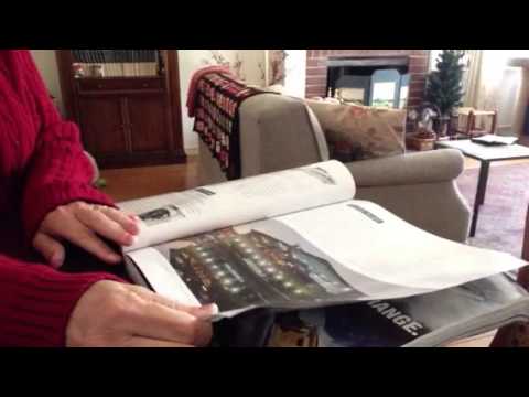 ASMR: Page turning, thick glossy magazine; no talking