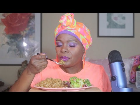 Season Rice Crab Claws Garden Salad ASMR Eating Sounds