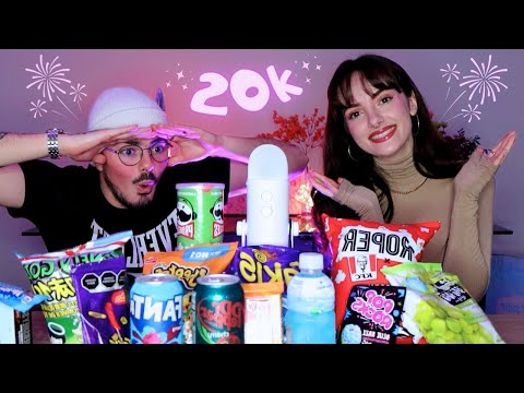 ASMR FR | Dégustation des 20K avec mon copain 🥳 (feat. My American Shop 🍩)