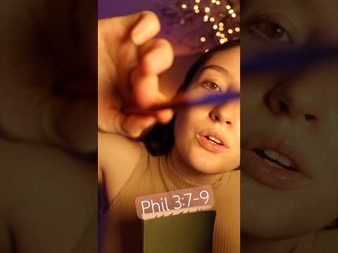 ASMR + Scripture =  ⊹😌⊹ #scripture #christianasmr #facebrushing