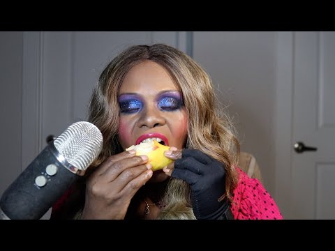 Juicy Pear ASMR Eating Sounds