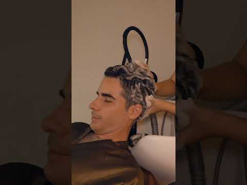 ASMR: Professional Korean Headspa with Red Light Therapy and Head Massage #shorts