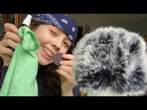 ASMR türkçe (turkish) makyajını çıkarmak (removing your makeup) (kişisel dikkat/personal attention)