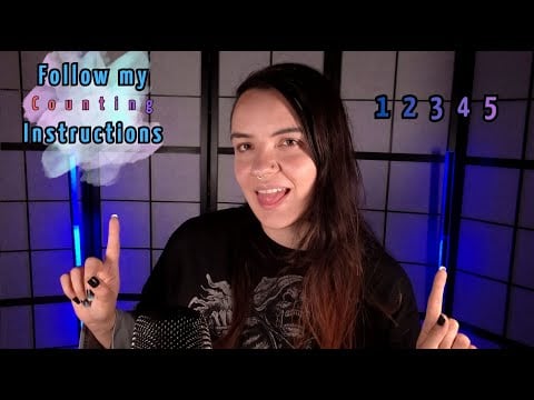 ASMR | Follow My 1 2 3 Counting Instructions  🔢 | 10 Minute Special Pt 6