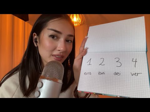 ASMR teaching you German 🇩🇪❤️