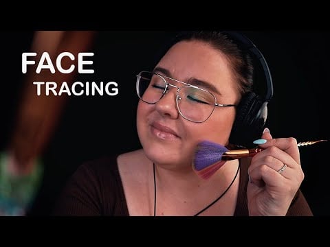 ASMR Face tracing på dig och mig & följ mina instruktioner ♥