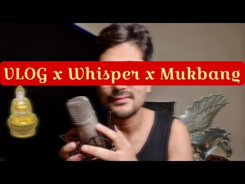 (ASMR) VLOG × Whisper × Mukbang - Shadi me Jaana aur Halwa Khaana