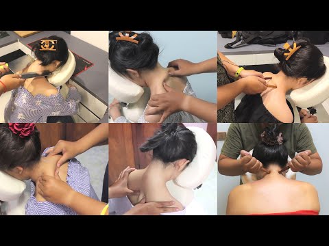 ASMR Compilation of Neck and Shoulder Massage by Me - Relaxing Massage
