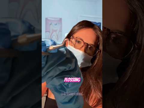 ASMR Dentist Checkup 🦷#asmr #dentist #roleplay #shorts