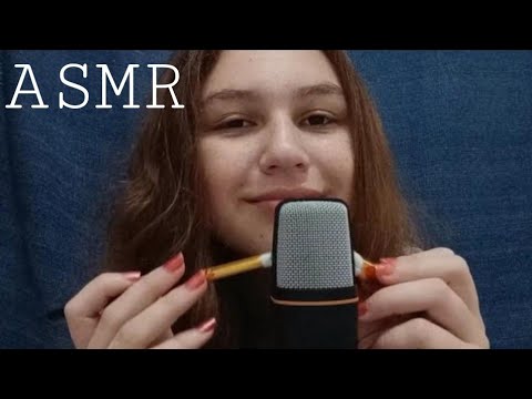 #ASMR: SONS DE BOCA MAIS PINCEL NO MICROFONE!