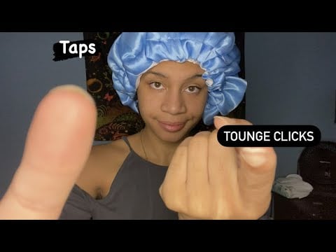 ASMR - Tongue Clicks & Taps (Ella)