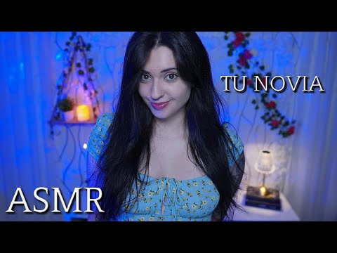 ASMR TU NOVIA te cuida ❤️️ ASMR en español