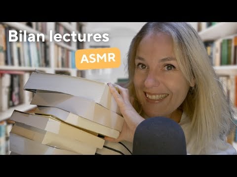 ASMR 📚 Recap de mes dernières lectures (avec chuchotement très proche micro)