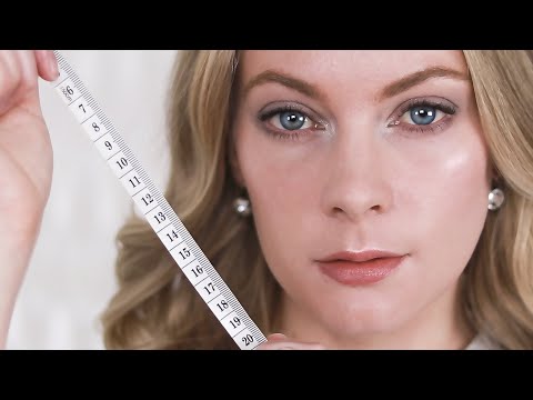 ASMR EXTREME Close-Up Face Measuring & Inspection