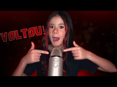 ASMR O MICROFONE BLUE YETI VOLTOU! (objetos binaural)