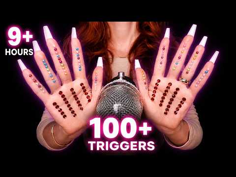 100+ ASMR Triggers for Deep Sleep 😴 9+ Hours of Brain Melting Tingles