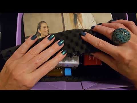 ASMR | Erin & Sara Foster Ipsy IconBox Show & Tell w/Thunder (Whisper)
